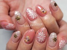 ネイルフロンティア 吉祥寺(NAIL FRONTIER)/ピンクスノーネイル11980円