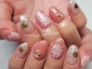 ピンクスノーネイル11980円