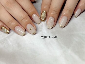ホワイトネイル(WHITE NAIL)/ミラー/キルティング/持ち込み