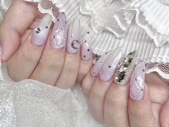 モカ 心斎橋(moca by Lee)/【Aina】キルティングネイル