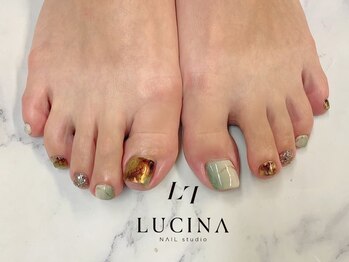 ネイルスタジオ ルキナ(LUCINA)/c-385 インクニュアンスネイル