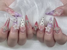 サリーネイルラボ(Sully Nail Lab)/白黒ドットネイル