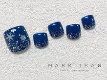 マークジーン 姫路(MARK JEAN)/47. ラメ 雪の結晶 ネイル