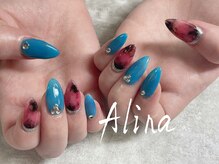 エリナネイルサロン池袋(Alina Nail Salon)/赤べっ甲ネイル