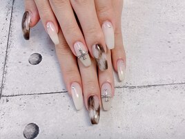 ニュアンスロングネイル