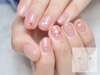 オトナネイル(otona nail)/バレンタインネイル ハート