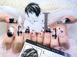 モノトーン チェック フレンチ