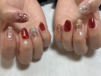 アルファシャルル 那覇 おもろまち(α.chalulu)/クリスマスデザイン/ボルドー