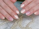 上品なパールネイル（大塚駅)