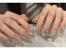 ★HAND初回.自店付替オフ無料チップ長さだし＋トレンドアート：12000円 