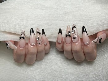 ハルネイル(Haru Nail)の写真/≪ブライダルネイルにも☆≫イベントや特別な日の指先は華やかなネイルで差をつけて♪【夜20時まで営業】