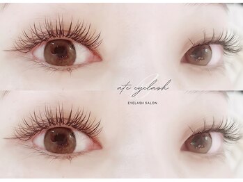 アテアイラッシュ 堺市駅店(ate eyelash)/フラットラッシュ140本