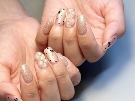 持ち込みキルティング×リボン
