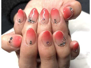 リエル(Riel)/ストーン満載！キラキラネイル