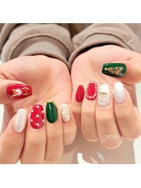 クリスマスネイル