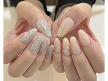 ルアナネイルナゴヤ(LUANA nail nagoya)/キラキラ！アシメネイル