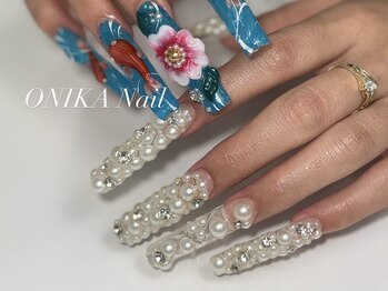 オニカネイル 表参道(ONIKA nail)/1枚半分の長さ