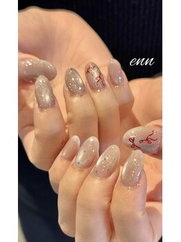 エン(enn)/Valentine ribbon × heart