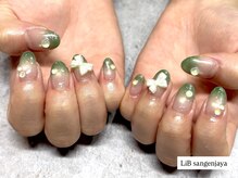 メロンソーダネイル
