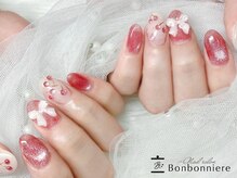 ネイル ボンボニエール 京阪シティモール天満橋店(Nail bonbonniere)/マグネット×さくらんぼネイル♪
