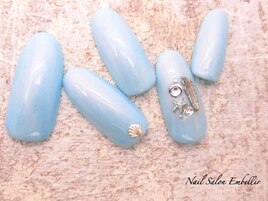 (1520)ブルーオパールネイル
