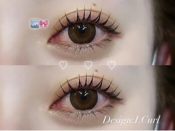 アイブロウ アンド アイラッシュ アイランド(ISLAND)/まつ毛パーマ Design:LCurl