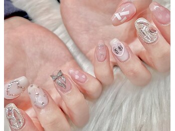 キレイエ ネイルズ(KIREIE NAILS)/モチーフ 韓国 ガーリー