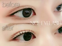 ナイスアイラッシュ 茨木店(NICE EYELASH)/メーテルラッシュリフト＋束感