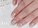 シンプルアートネイル 光の森