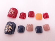 ネイルサロンクイール 宇都宮店(NAIL SALON QUILL)/ワンカラー+クラッシュシェル