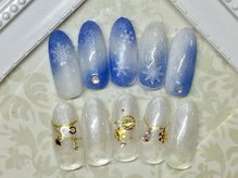 ティーエヌ 本厚木店/冬ネイル☆５０００円税抜