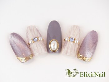 エリクサーネイル 五反田(Elixir Nail)/定額b カジュアル/クーポン使用