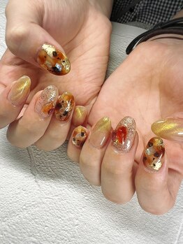 ジェリーボックス(jelly box)/べっ甲ネイル