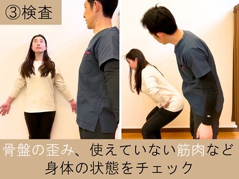 西宮かなで整体院/検査で今のお身体の状態を把握
