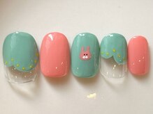 カラ ネイル 中津店(calla nail)/ミニミニうさちゃん