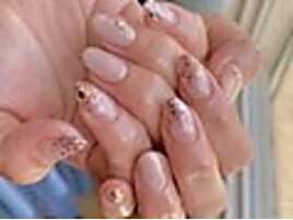 ラメグラデーションネイル