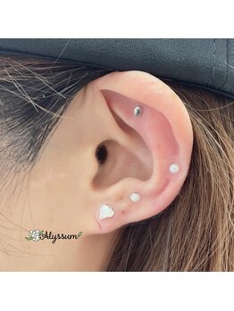 アリッサム(Alyssum)/耳ツボジュエリー