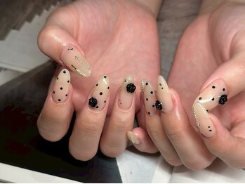 アース コアフュールボーテ 富山婦中店(EARTH coiffure beaute)/ワンホンネイル¥12500