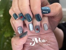 モア(Mois)の雰囲気（【misaki.hana】＃フィルイン＃フラッシュ＃マグネットネイル）