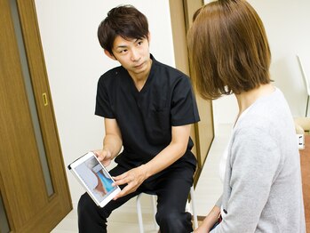 真輝/4　施術の流れについての説明