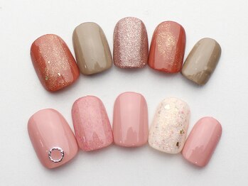 ユースタイル 新宿店(U-style)/シンプルかわいいネイル