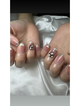 フラワーズネイル(flowers nail)/チーク/マグネットフレンチ