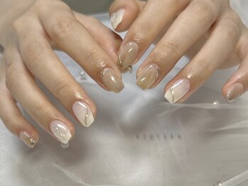 ヴィオリッシュ 大元店(VIOLISH)/brown × white nuance