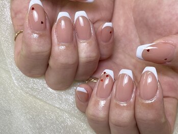 【パラジェル フレンチネイル】