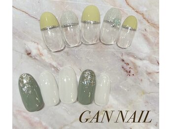 ギャンネイル(GAN NAIL)/月替わりジェル　￥6,930