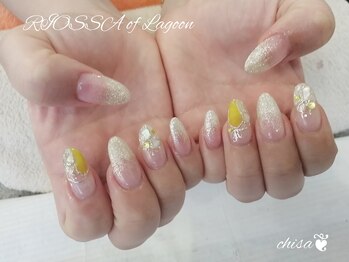 リオッサ オブ ラグーン(RIOSSA of Lagoon)/クリアベースｘシェルキラキラ