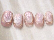 アイネイルズ 天神今泉店(I-nails)/【misato.n】うるぷくニュアンス