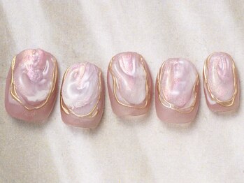 アイネイルズ 天神今泉店(I-nails)/【misato.n】うるぷくニュアンス