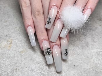 クロム風ネイル♪