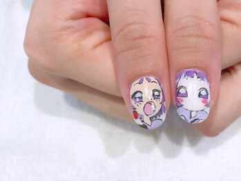 サニーデイズ ネイルアンドビューティー 曙橋店(SunnyDays Nail&Beauty)/手描きキャラ ※要問い合わせ